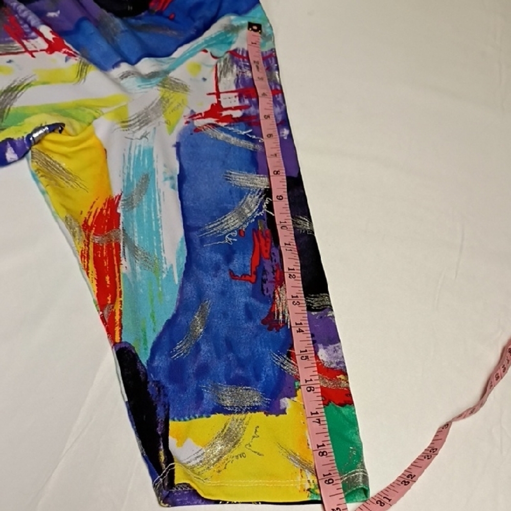 Allison Daley Abstract Art Print Multicolored Pattern, Lightweight Longsleeve XL - Picture 12 of 13